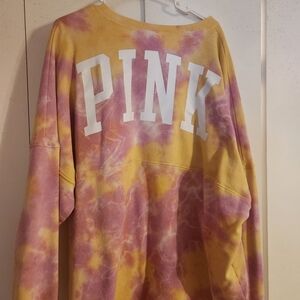 2 Pink Victoria's Secret XXL Sweatshirts